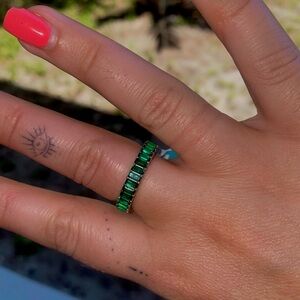 925 Emerald Ring